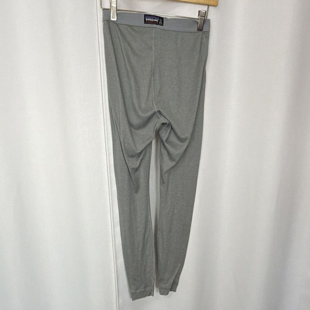 Patagonia Capilene Women's Small Gray base layer Polyester Knit Elastic Waist - Picture 2 of 6